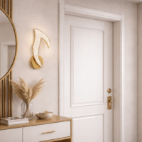 Aplica LED Wave Glam Gold