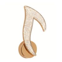 Aplica LED Wave Glam Gold