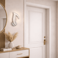 Aplica LED Wave Glam Silver