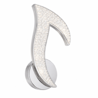 Aplica LED Wave Glam Silver