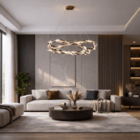 Candelabru Caroo Slim Infinity Silver 60x40 (Argintiu)