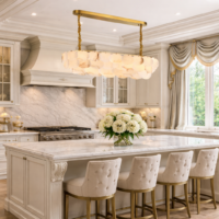 Candelabru Dining Natural Marble Luxury TK, 35x90 cm