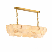 Candelabru Dining Natural Marble Luxury TK, 35x90 cm