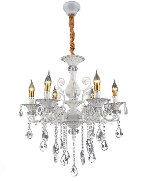 Candelabru Imperial Antique White 6 Candelabru Imperial Antique White 6