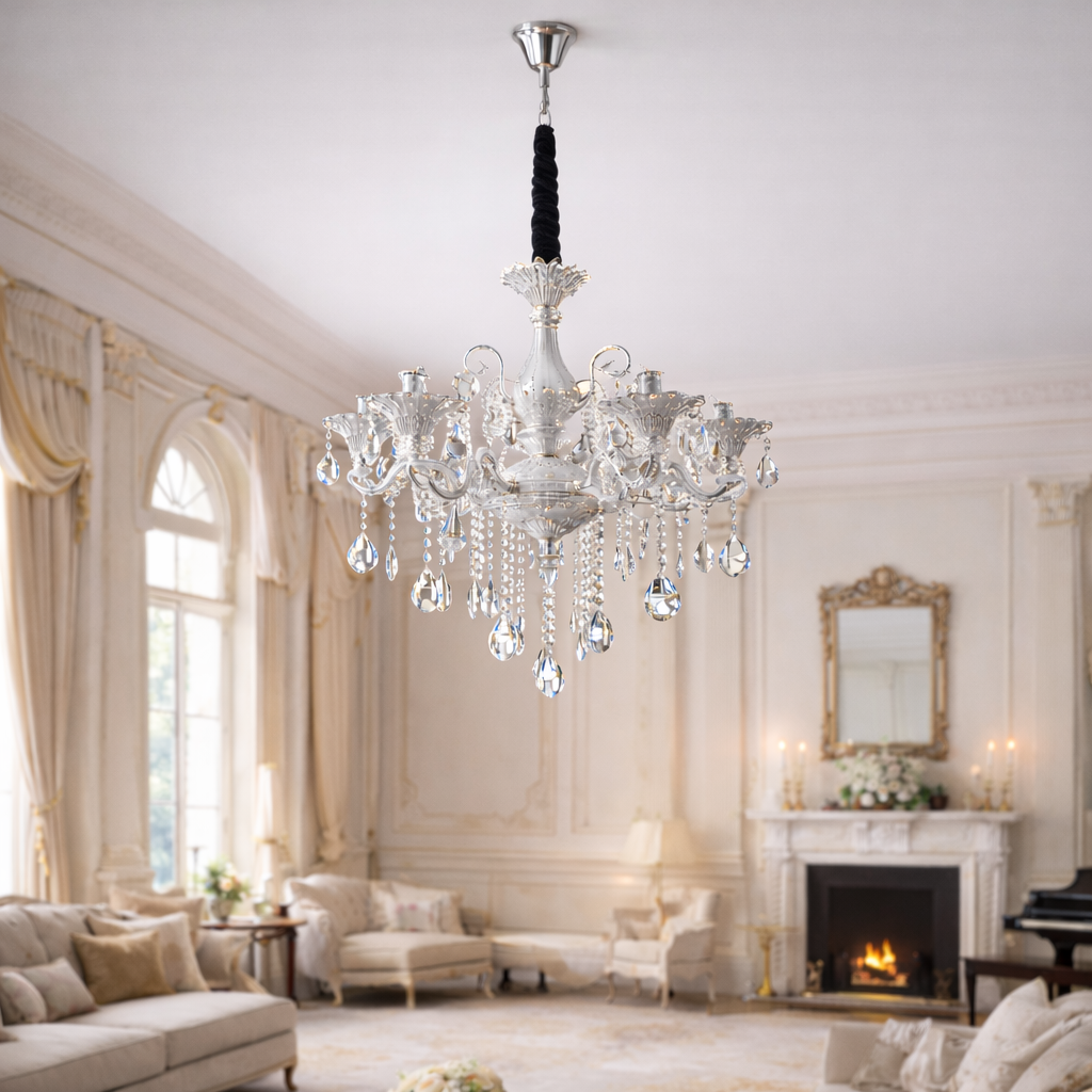 Candelabru Imperial Antique White 8 Candelabru Imperial Antique White 8