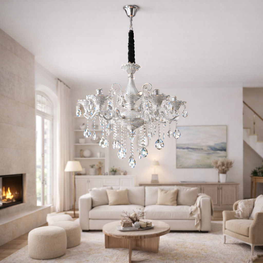 Candelabru Imperial Antique White 8 Candelabru Imperial Antique White 8