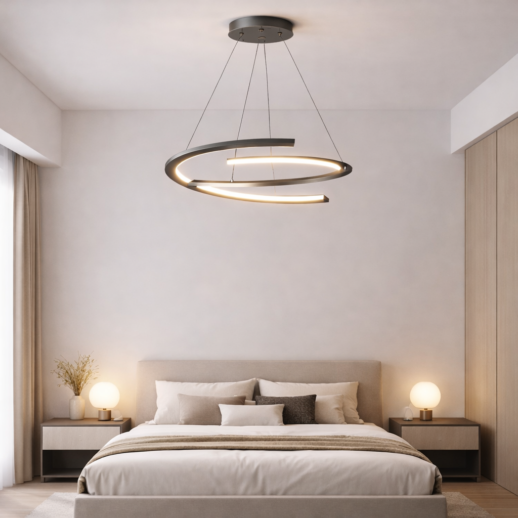 Candelabru LED 96W Minimalist Double Nova, Telecomanda Candelabru LED 96W Minimalist Double Nova, Telecomanda