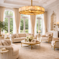 Candelabru Frame Natural Marble Luxury TK