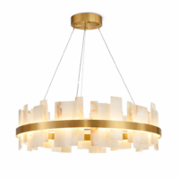 Candelabru LED Crown Natural Marble Luxury TK