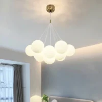 Candelabru Moon Artenia 9 globuri, Auriu