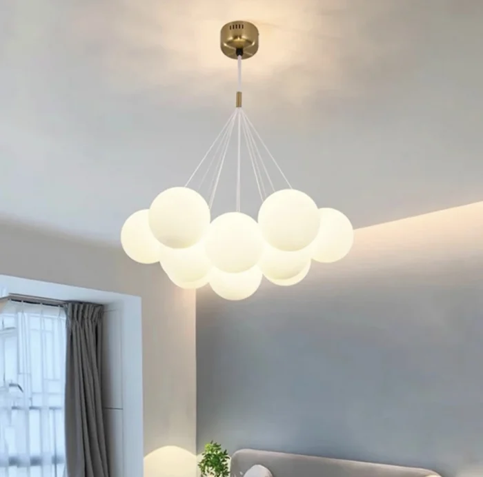 Candelabru Moon Artenia 9 globuri, Auriu Candelabru Moon Artenia 9 globuri, Auriu