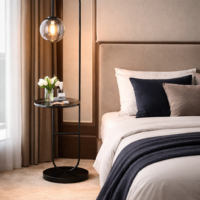 Lampadar Moon Black Luxury TK