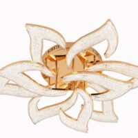 Lustra 200W Sun Flower Glam Auriu