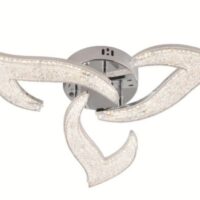 Lustra 70W Mini Sun Flower Glam 3, Argintiu