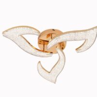 Lustra 70W Mini Sun Flower Glam 3, Auriu