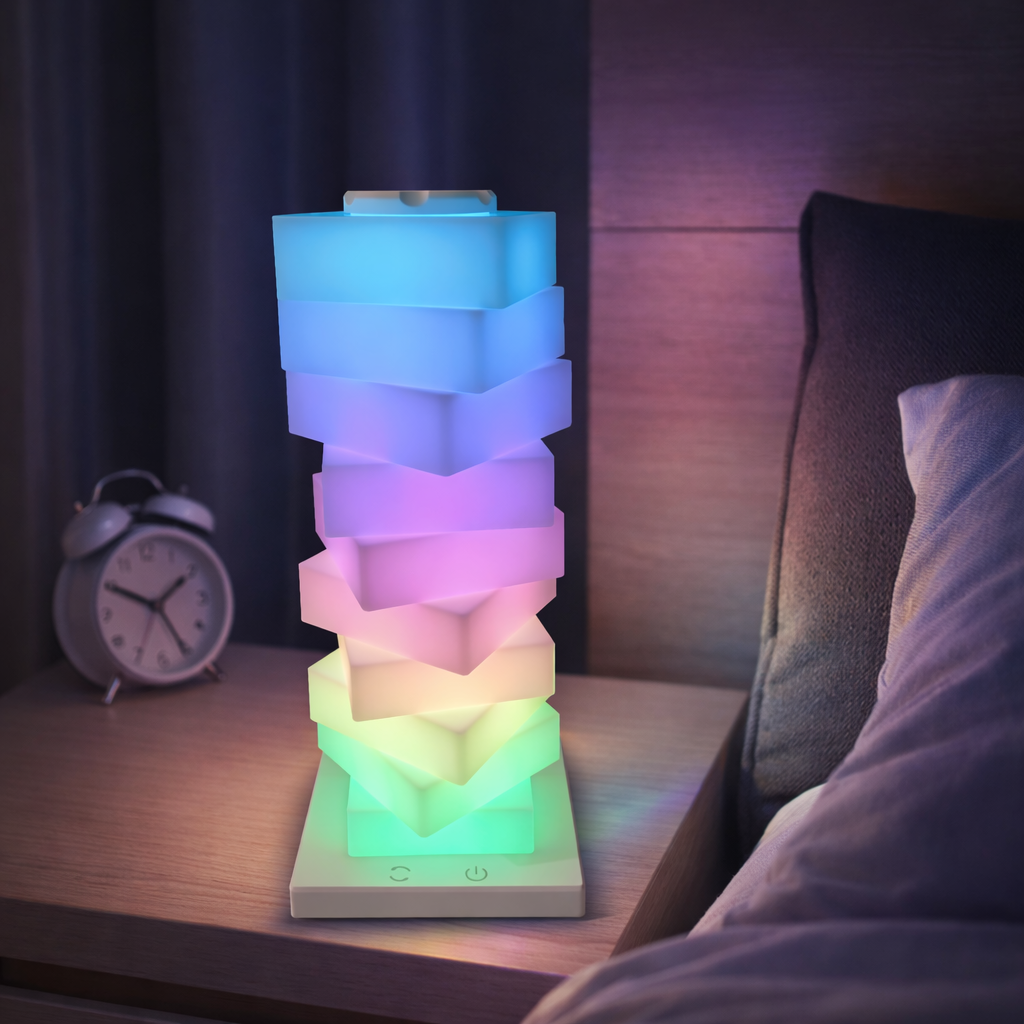 Veioza LED Multicolor Modern Cube Veioza LED Multicolor Modern Cube