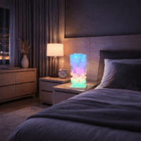 Veioza LED Multicolor Modern Cube