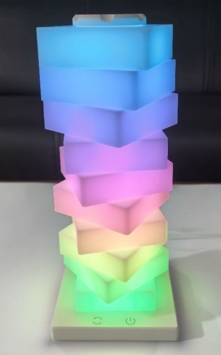 Veioza LED Multicolor Modern Cube Veioza LED Multicolor Modern Cube