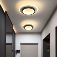 Aplica LED Round Negru SLIM