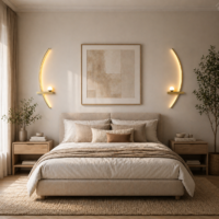 Aplica LED Arc Light Gold