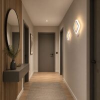 Aplica LED Square Alb Mini