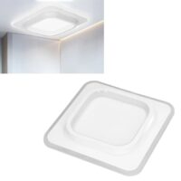 Aplica LED Wood Square Alb SLIM