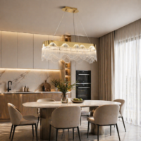 Candelabru LED 113W Cascade Gold 80x30