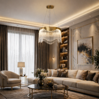 Candelabru LED 78W Cascade Gold 40