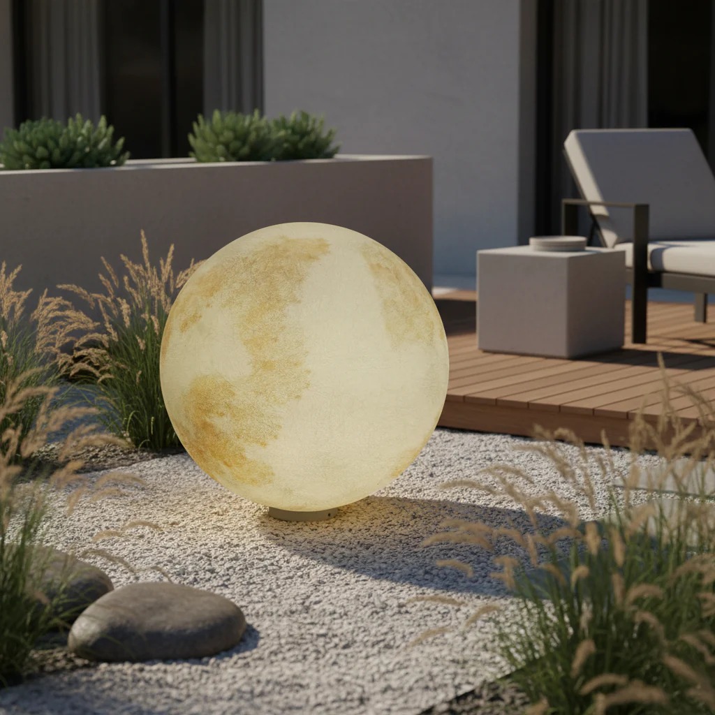 Lampadar gradina exterior Eclipse White, 60 Lampadar gradina exterior Eclipse White, 60