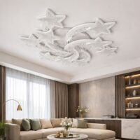 Lustra LED 240W Magic Stars Glam 9, Telecomanda