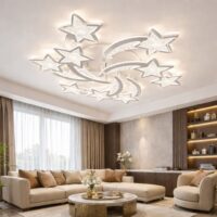 Lustra LED 240W Magic Stars Glam 9, Telecomanda