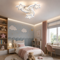 Lustra LED 78W Magic Stars Glam 3, Telecomanda