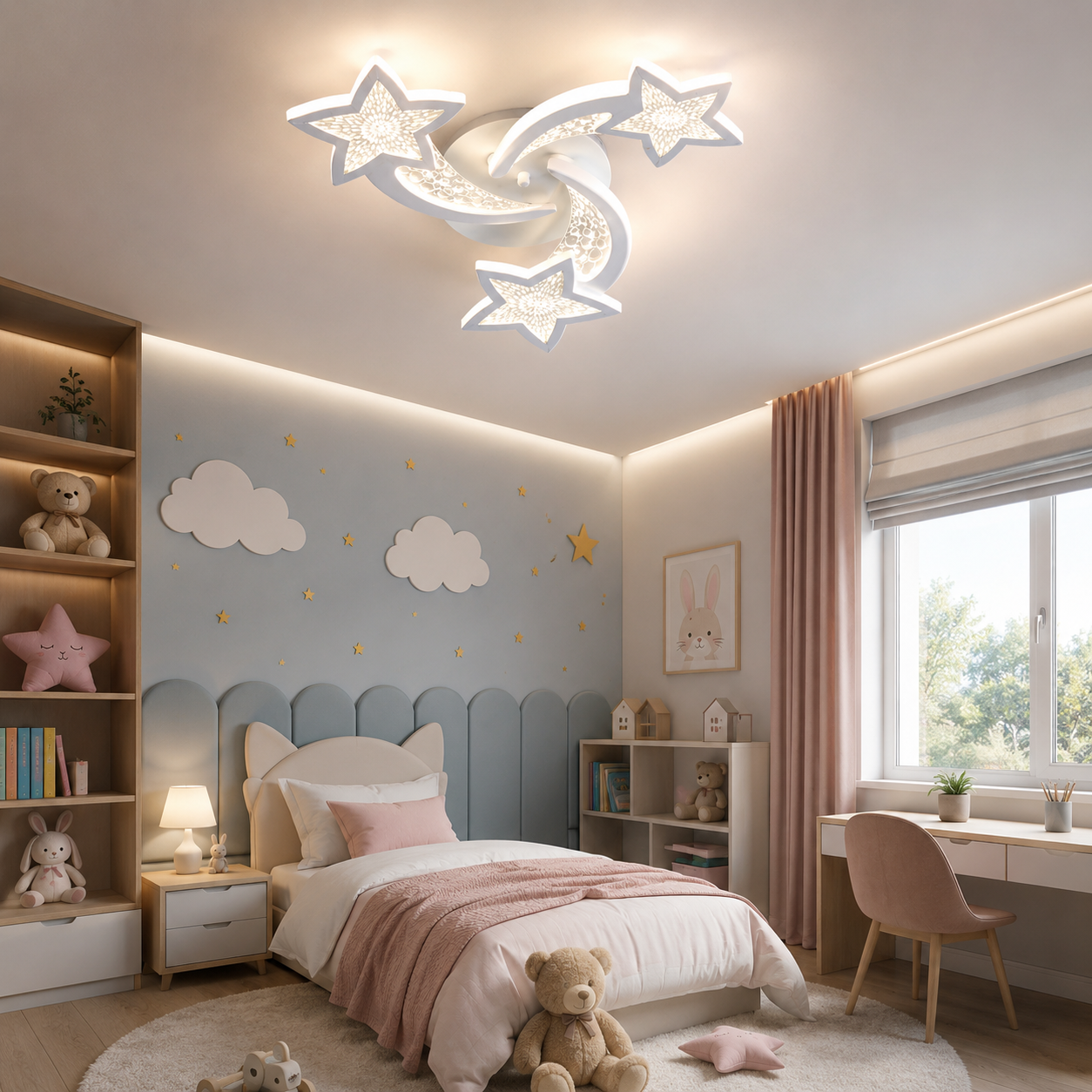 Lustra LED 78W Magic Stars Glam 3, Telecomanda Lustra LED 78W Magic Stars Glam 3, Telecomanda