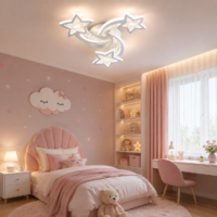 Lustra LED 78W Magic Stars Glam 3, Telecomanda