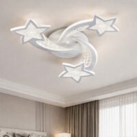 Lustra LED 78W Magic Stars Glam 3, Telecomanda