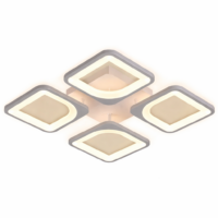 Lustra LED 88W Ceiling 4 Patrate Mini Alb