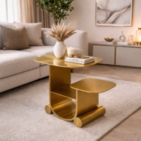 Masuta de cafea Golden Flow