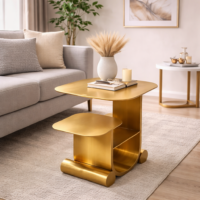 Masuta de cafea Golden Flow