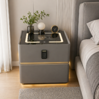 Noptiera Smart cu Boxa Bluetooth si Sertar cu Seif