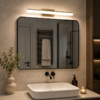Aplica Baie LED 12W Linear (Auriu)