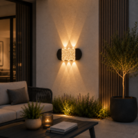 Aplica LED 12W Exterior Aurum Noire
