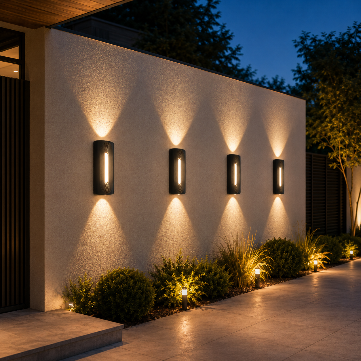Aplica LED 12W Exterior Statement Black Aplica LED 12W Exterior Statement Black