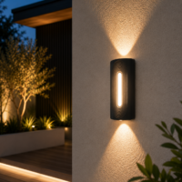 Aplica LED 12W Exterior Statement Black