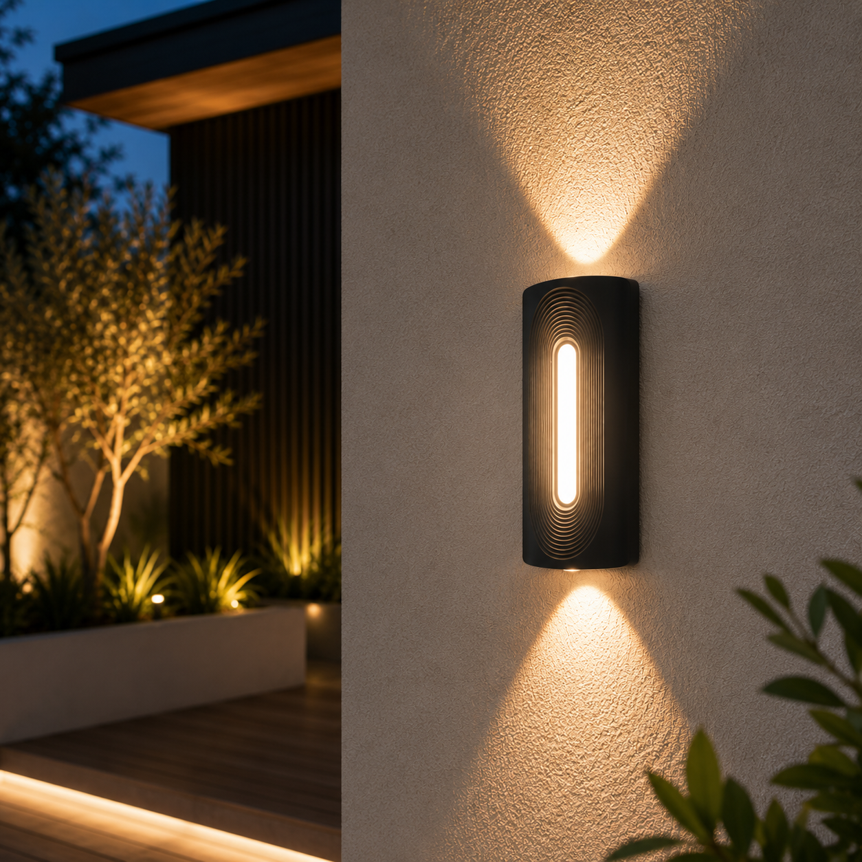 Aplica LED 12W Exterior Statement Black Aplica LED 12W Exterior Statement Black