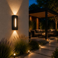 Aplica LED 12W Exterior Statement Black