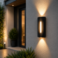 Aplica LED 12W Exterior Statement Black