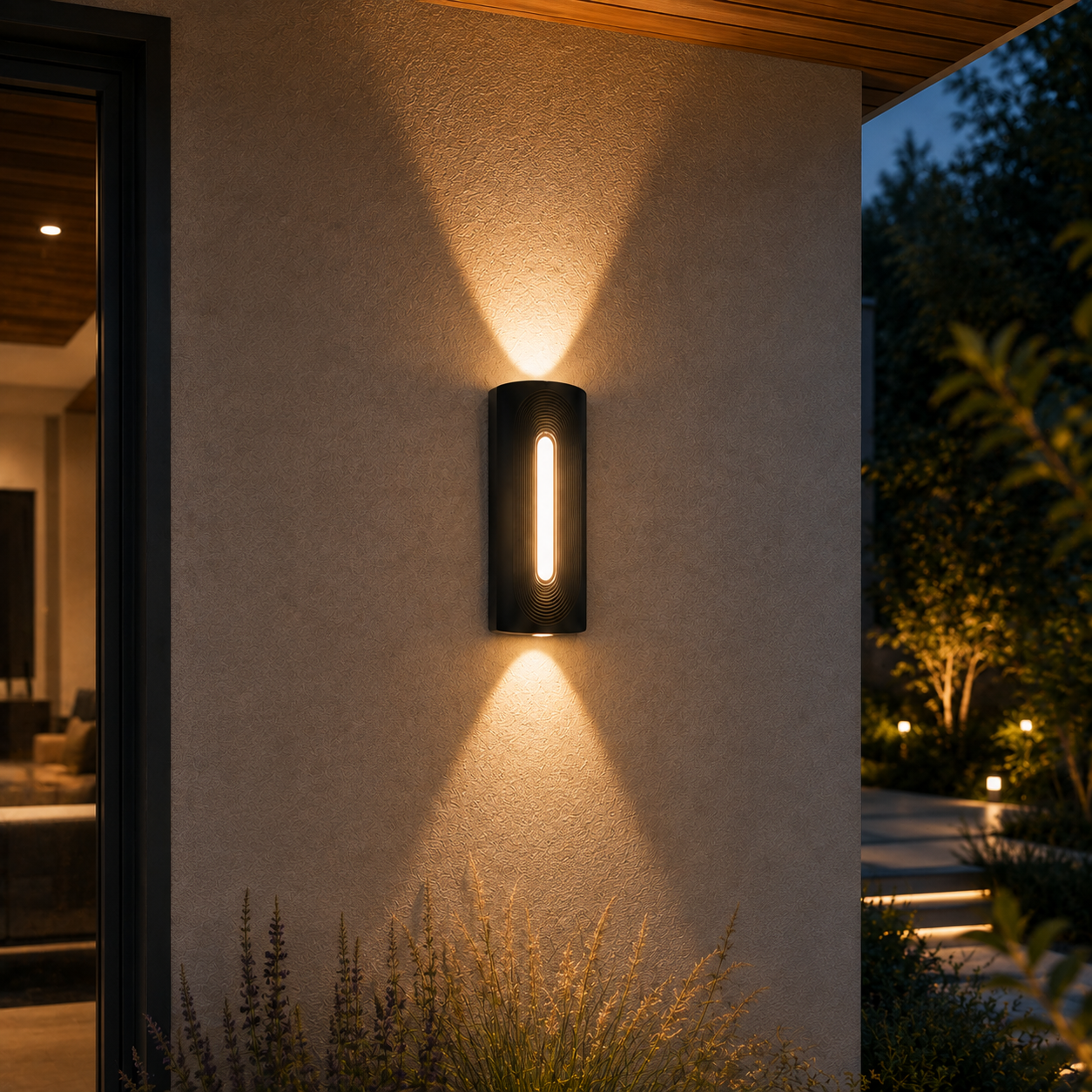 Aplica LED 12W Exterior Statement Black Aplica LED 12W Exterior Statement Black