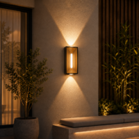 Aplica LED 12W Exterior Statement Gold