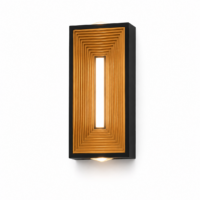 Aplica LED 12W Exterior Statement Gold