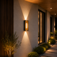 Aplica LED 12W Exterior Statement Gold